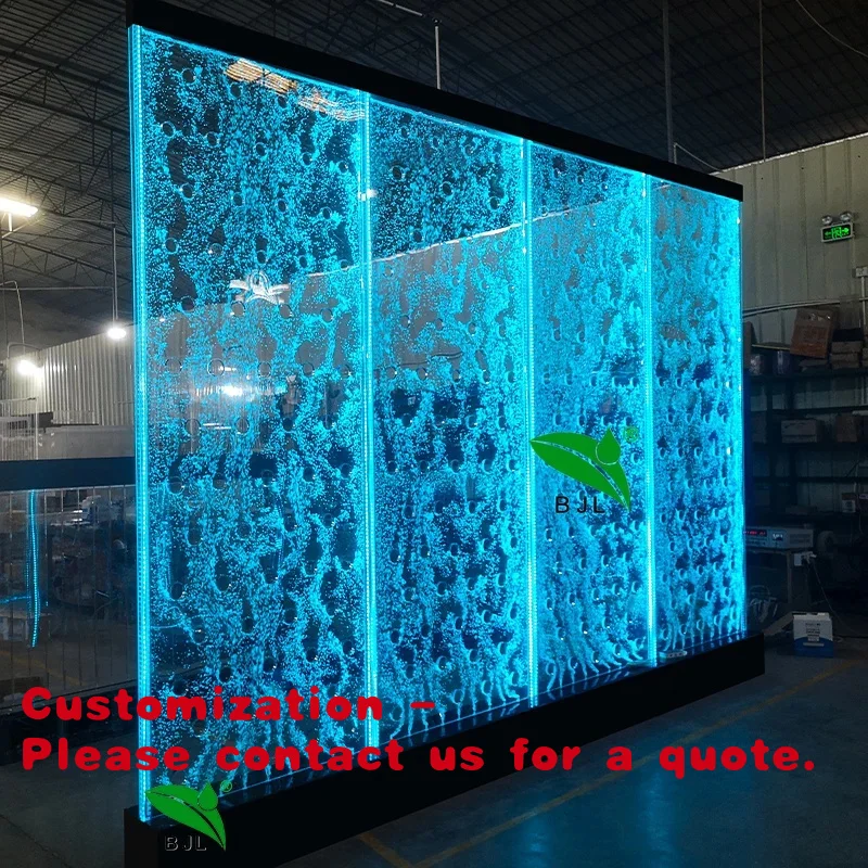 Customize.Floor Standing Decorative Indoor Fountains Dancing Bubble Wall
