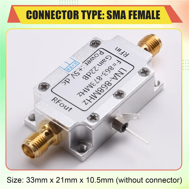 

【Сlash-Deal!】868 МГц малошумящий усилитель для LNA RF усилитель RF модуль RF модуль расширитель диапазона передачи изображения