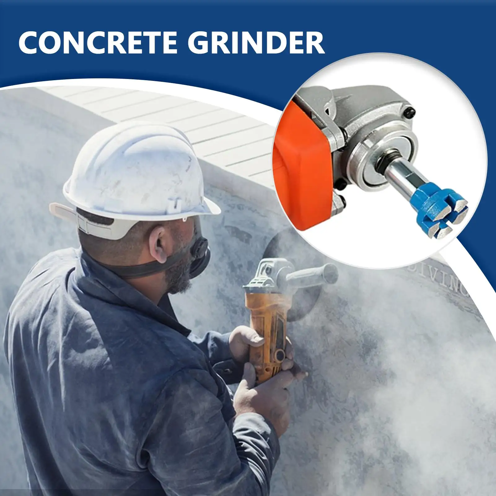 

Angle Grinder Grinding Cup 2.5cm/0.98in Angle Grinder Sanding Wheel Power Tool Polishing Bit Head For Rock Granite Marble Brick