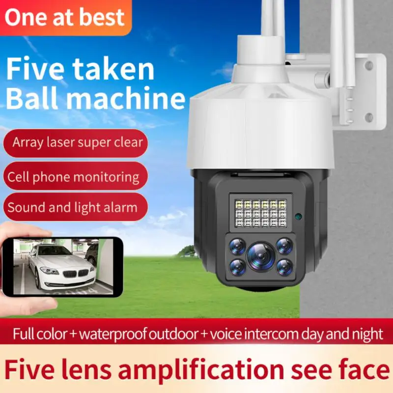 Detection And Alarm Wifi Camera 5g Dual-band Connection Surveillance Camera Privacy And Security One-touch Masking