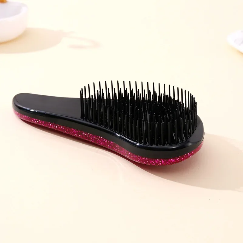 Glitter Massage Comb Hair Brush High Quality Air Cushion Comb Cartoon Children Cute Hairdressing Brush Small Size Hair Care Comb