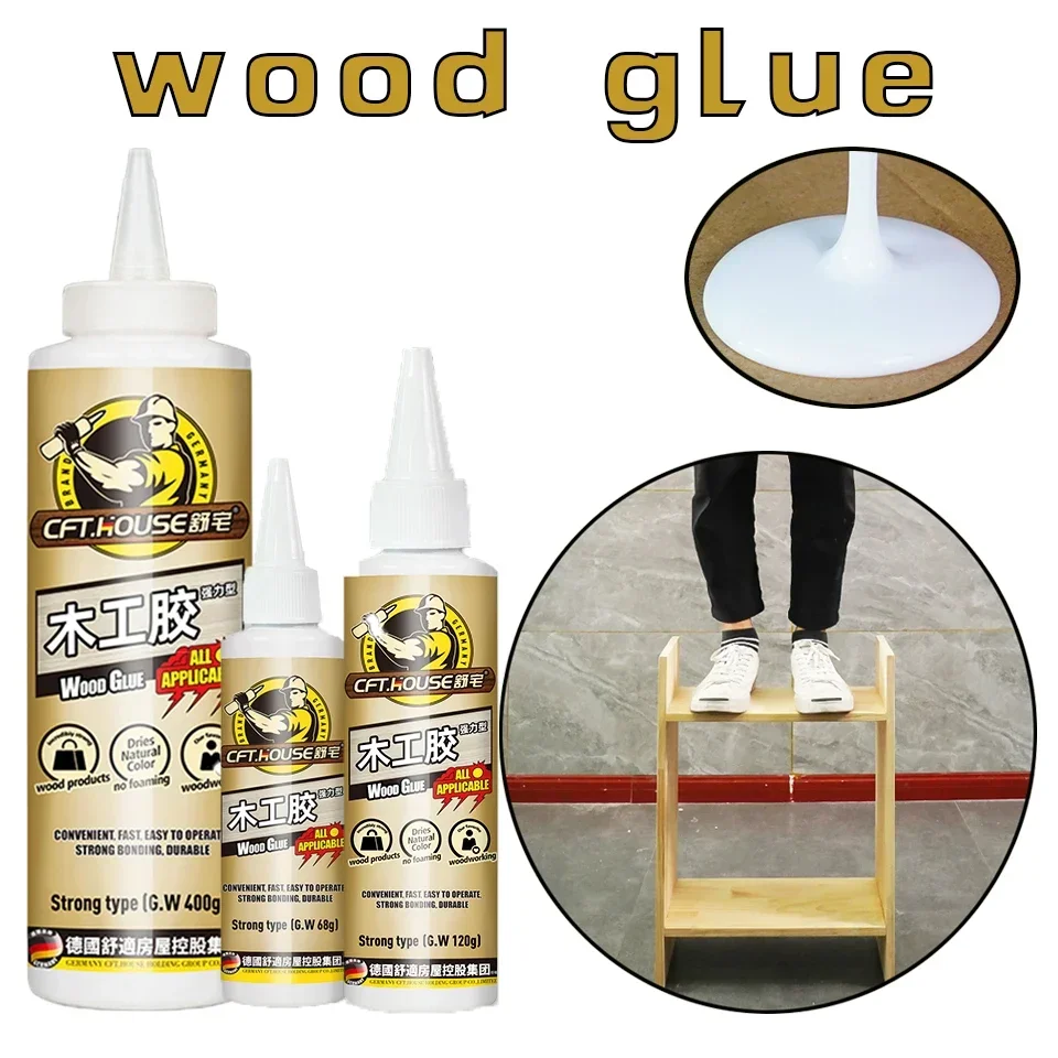 

wood glue Environmental friendly strong solid glue for wood furniture white glue emulsion furniture Strong high viscosity WOOD