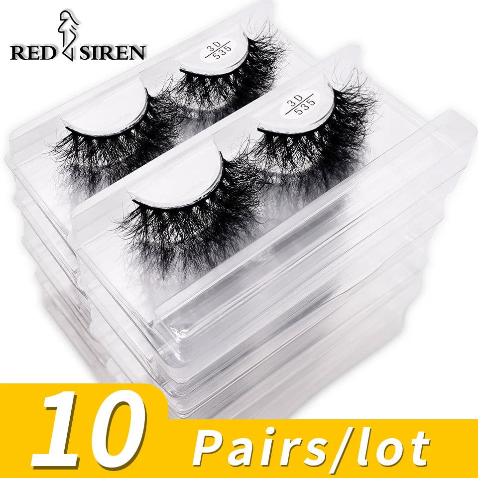 10 Pairs/lot Mink Lashes Wholesale Dramatic Natural Fluffy 3d Mink Lashes Bulk Items Wholesale Makeup