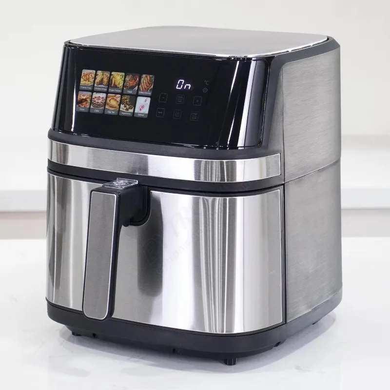 For Stainless Steel Digital Air Fryer 6L 8L 9L Household Electric Fryer Oil Free Air Fryer