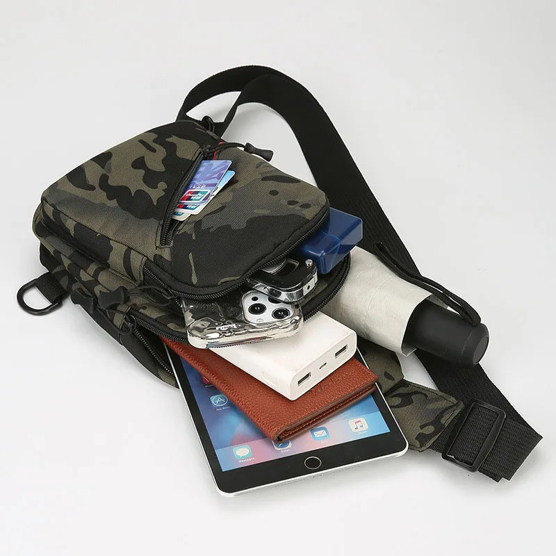 USB Charging Anti-theft Chest Bags Crossbody Men's Messenger Bag Shoulder Bag Mobile Phone Waterproof Bagpack Travel Sports Bags