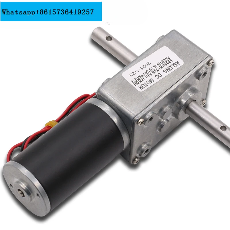 

A58SW31ZYSK Turbo Worm DC Reduction Motor Automatic Clothes Hanger Motor Double Output Shaft Self locking Motor