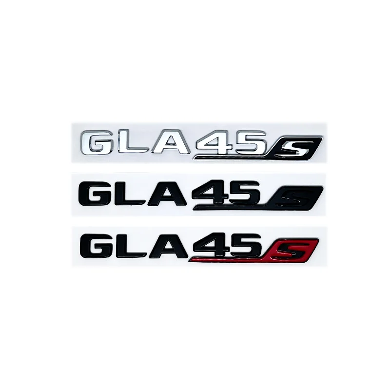 ثلاثية الأبعاد ABS سيارة الخلفي الجذع شارة رسائل GLA 35 45 45S توربو 4matic شعار لمرسيدس GLA35 GLA45 GLA45S AMG X156 اكسسوارات