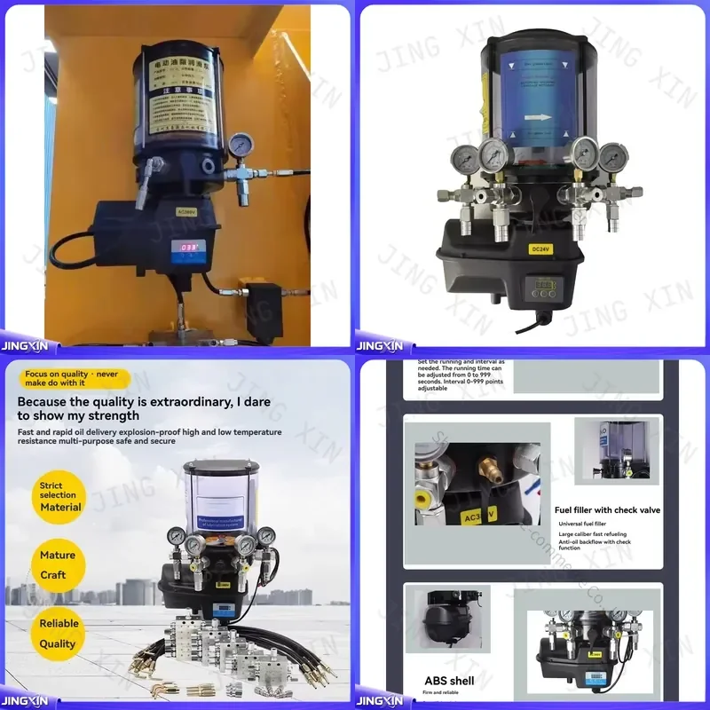 custom for YDB-M Electric Grease Gun Programmable Adjustable Interval High Pressure Lubrication Pump for Construction
