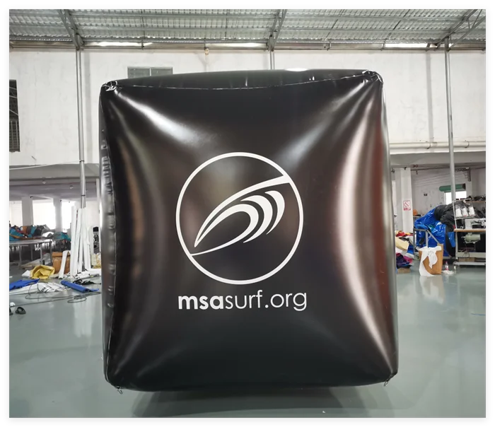 Custom PVC Inflatable Cube Buoy for Water Sports Racing | Floating Marker Buoy for Lake & Ocean Events