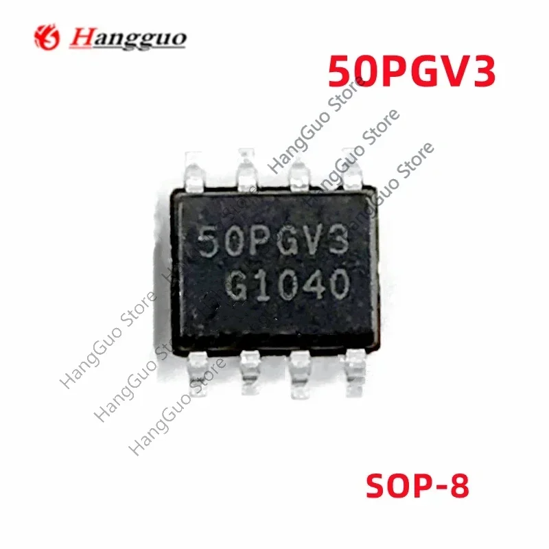 10PCS/Lot  50PGV3 SOP8 For Car instrument High-speed CAN Communication Vulnerable Chip Best in Quality
