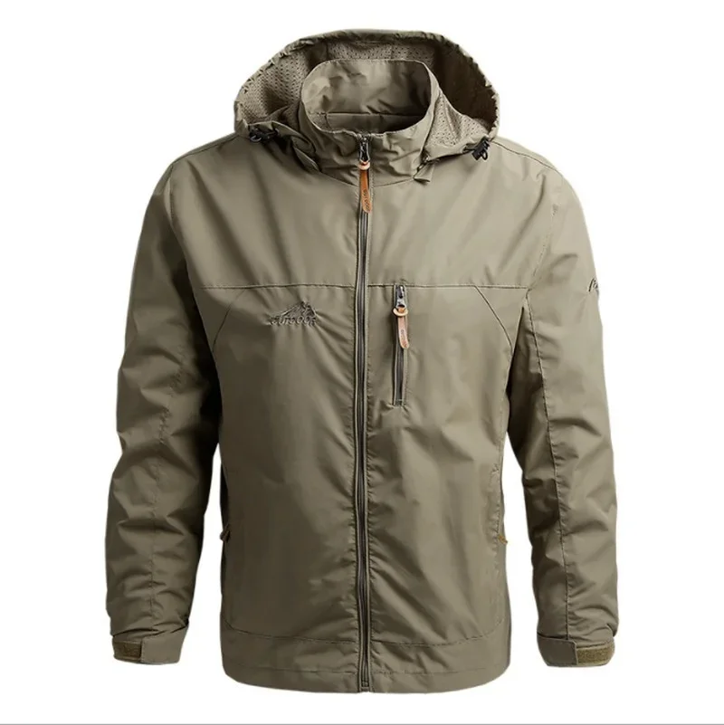 

Spring and Autumn Coat Men's Trend Foreign Trade Mountaineering Jacket Windbreaker Outdoor Sports Jacket Men's Wear