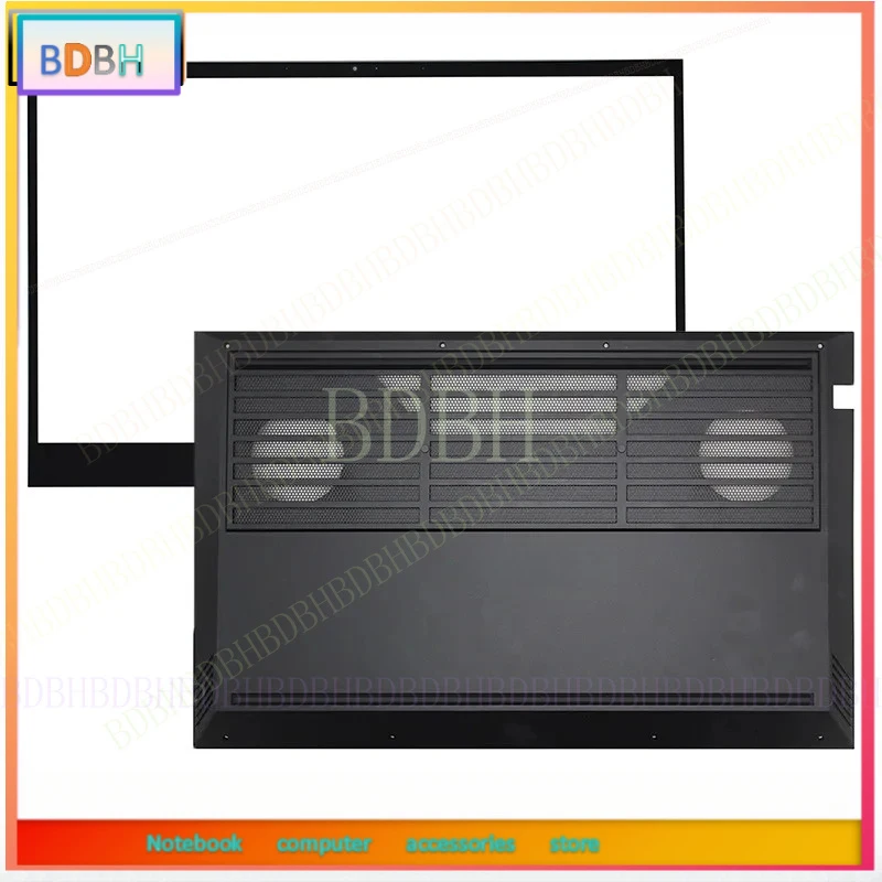 New Bottom Cover Case For OMEN 8 PLUS 17-C 17-CK TPN-Q226 Laptop LCD Front Bezel Bottom Black G3LBATP00 G3LBATP20 G3LBATP30