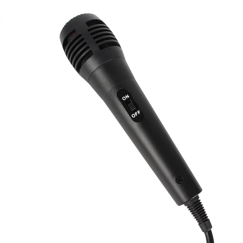 ZLHRF Micrófono dinámico para computadora Altavoz doméstico K Song Mic Micrófono de audio y video portátil para PC, juego