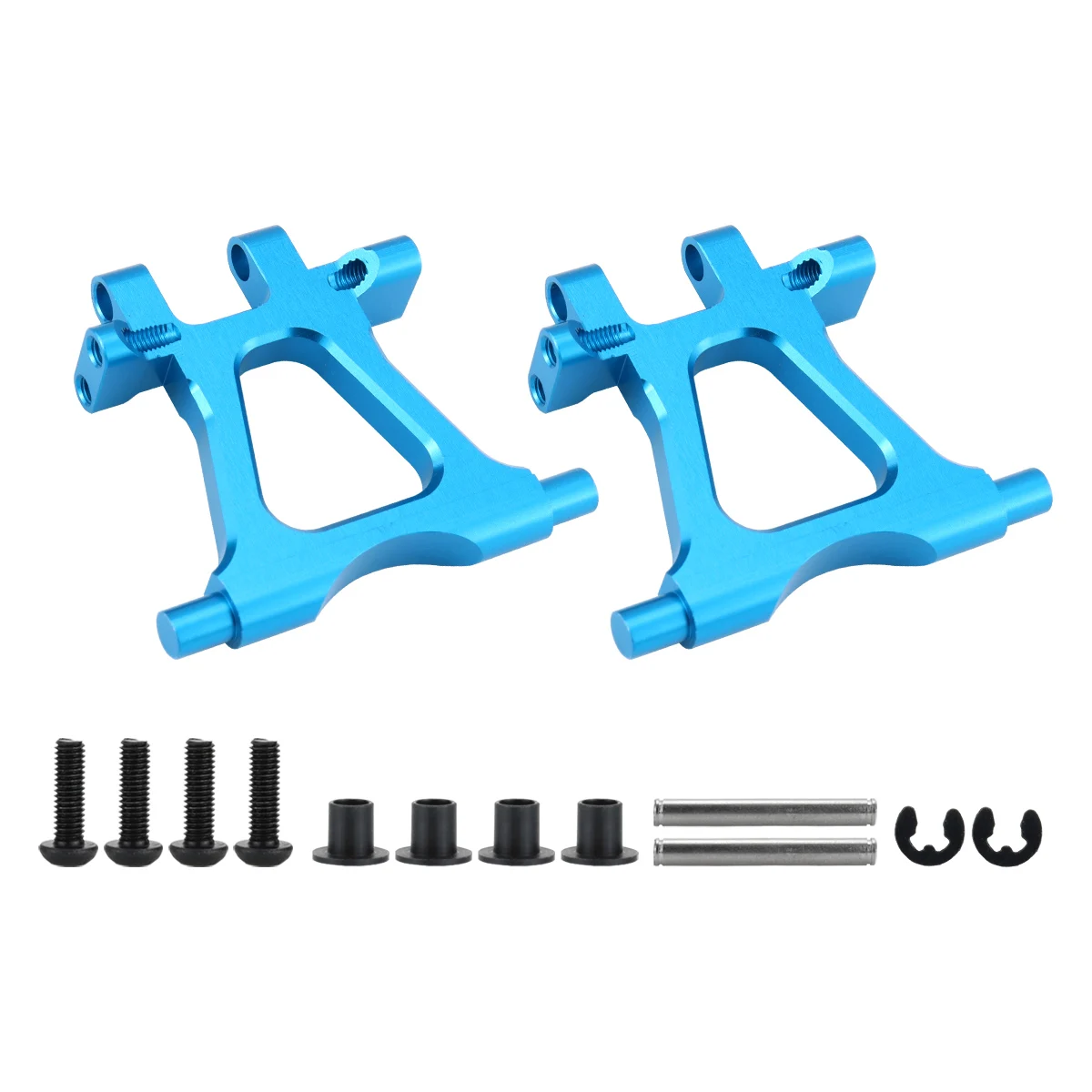 Metal Front and Rear Lower Arm Mounts for 1/10 Tamiya TT02 TT-02 RC Car Upgrade Parts