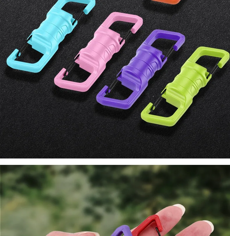 QAJTAO 1-4 Stück Magnetische Einziehbare Schnalle, Einziehbares Seil, Anti-Verlust-Hängeschnalle, Outdoor-Angelrucksack-Schlüsselanhänger – Detail 17