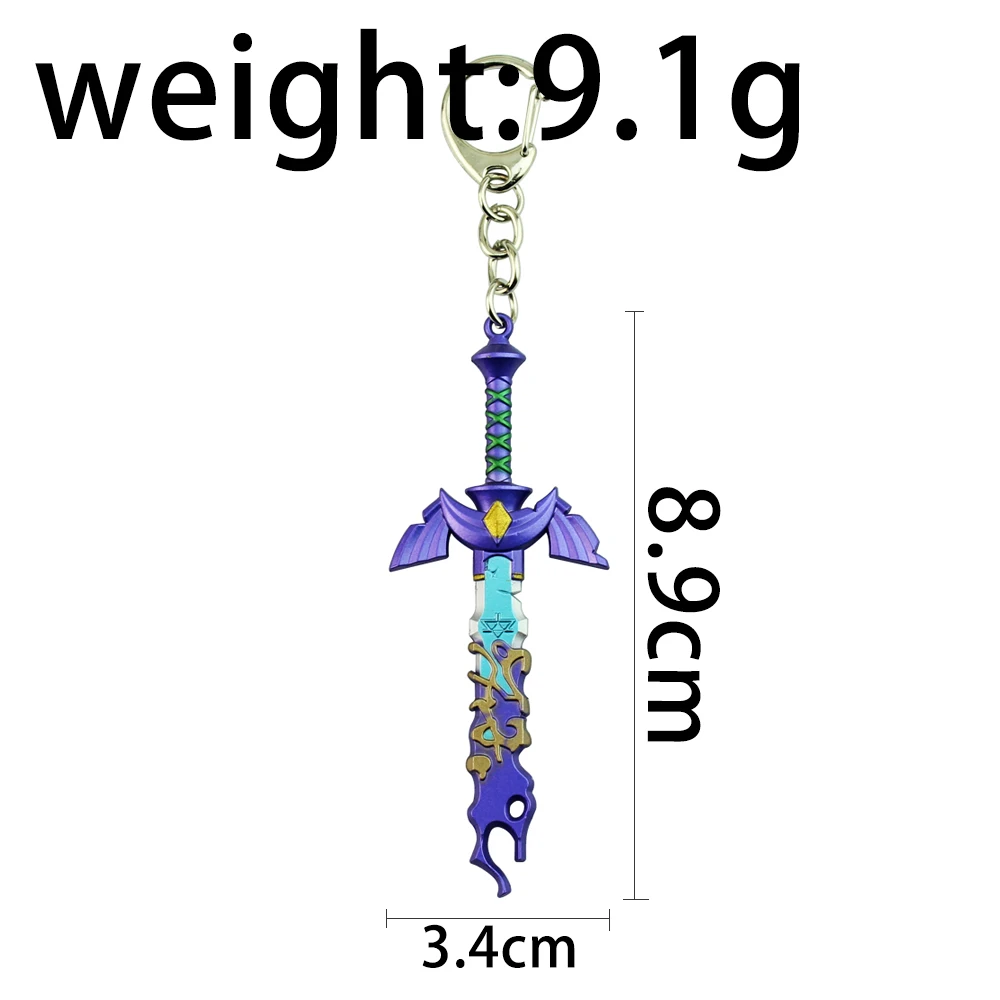 Spiel-Peripherieartikel: Legend of Master Sword Schlüsselanhänger, Schwert-Waffen-Anhänger, Schlüsselring für Fans, Sammlerstücke, Geschenke – Detail 1