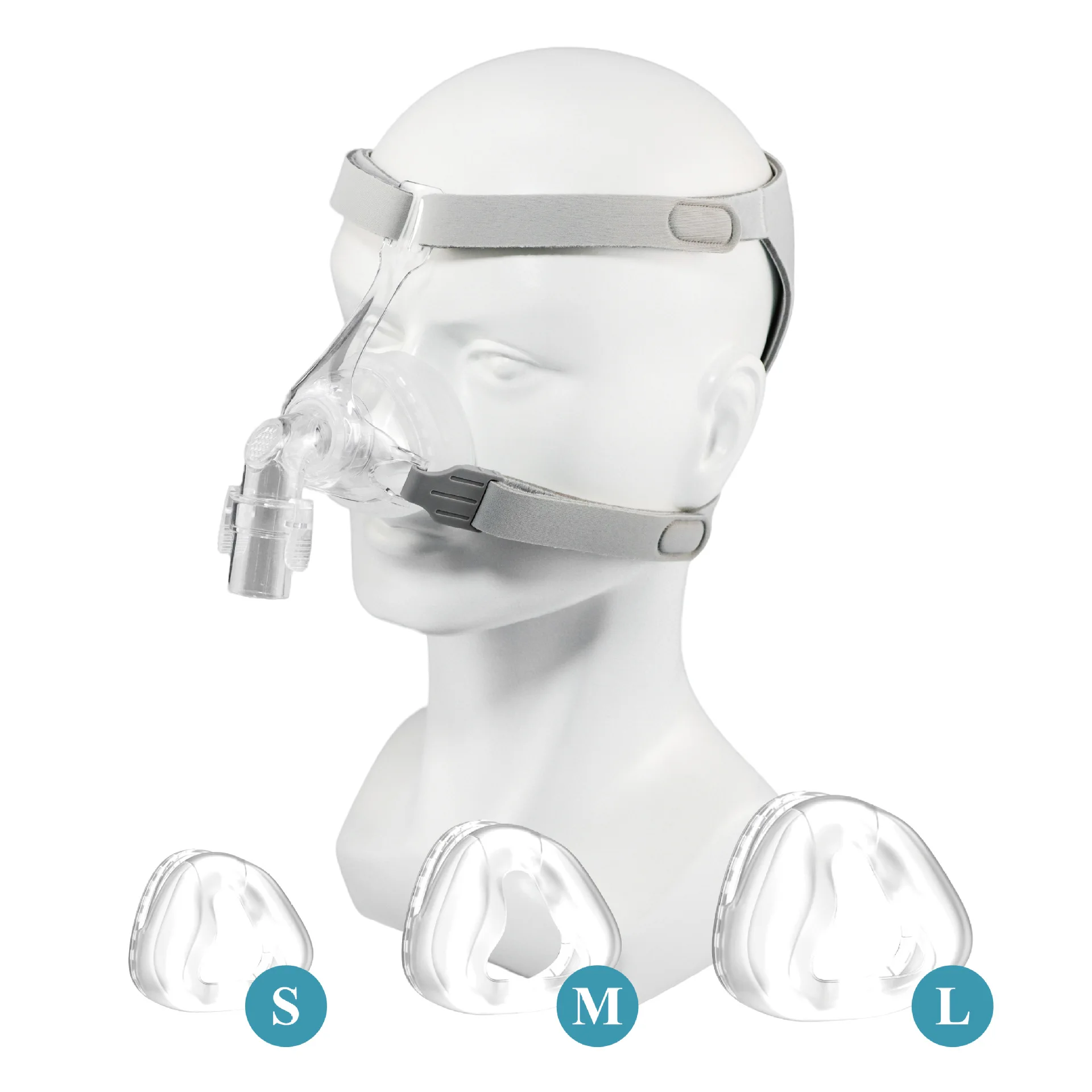 Universal Silicone Nasal Mask Seal Cushion Rubber Ring Dustproof Protective Soft Pad PC Mask Quality Replacement Spare Parts