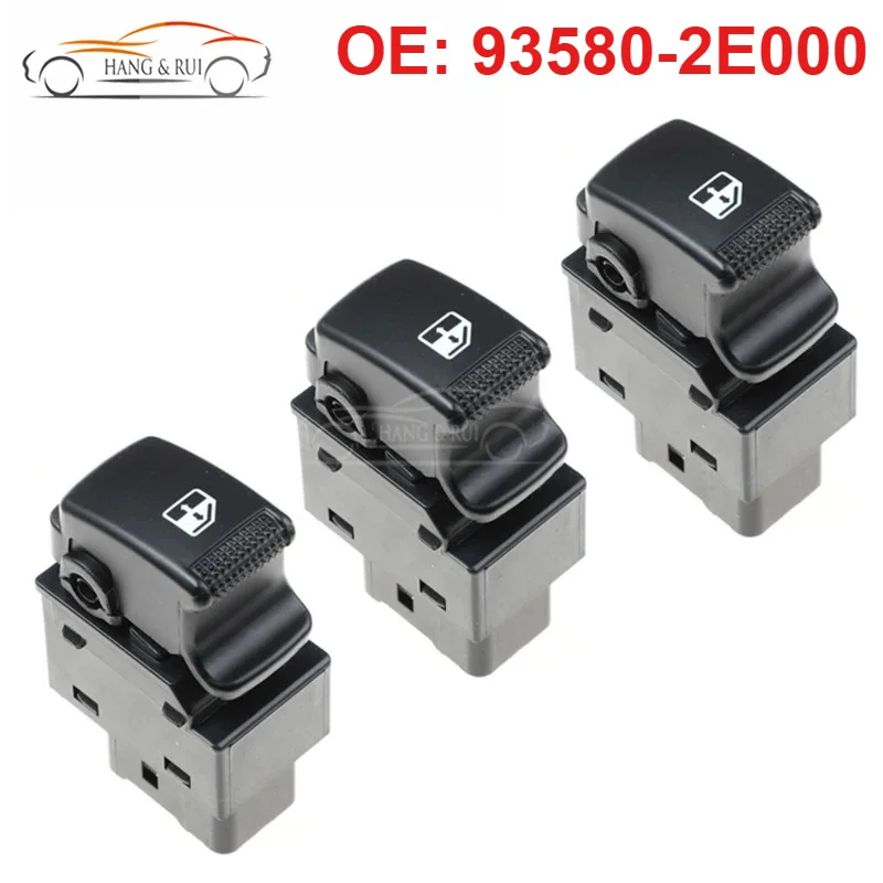 Interruptor de elevalunas eléctrico para pasajero 93580-2E000 935802E000 para Hyundai Tucson Matrix Getz KIA Sorento 2005 2006 2007 2008 2009 2010