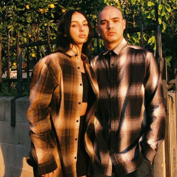 

Аутентичная американская мужская рубашка-куртка в стиле ретро с клетчатым узором в стиле Вест-Кост, свободного кроя, с длинными рукавами и острым воротником, для весеннего сезона.