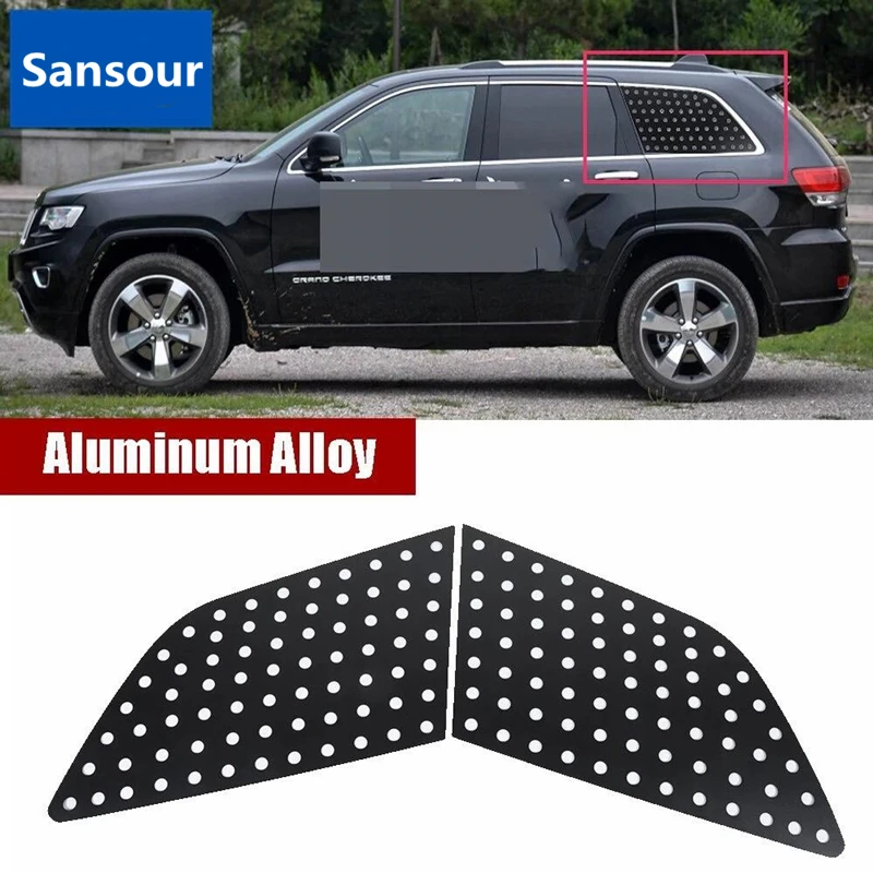 

Треугольная декоративная накладка на заднее стекло автомобиля для Jeep Grand Cherokee 2011-2020 Sansour.