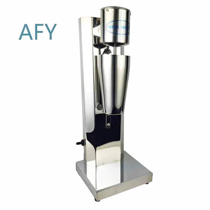 220V Stainless Steel Milkshake Maker for Electric Foam Drink Mixer Machine for Bubble Tea Milk Frother for Barista Home