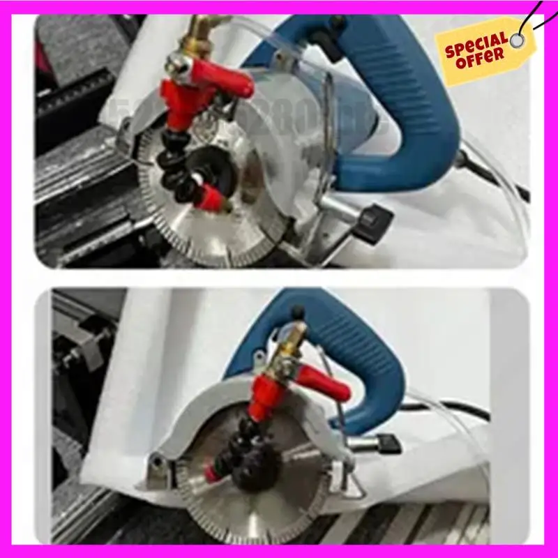 -ABUB 3X Dust Remover Water Sprayer System For Marble Brick Tile Cutting Machine Nozzle Coolant Misting Angle Grinder Cutter