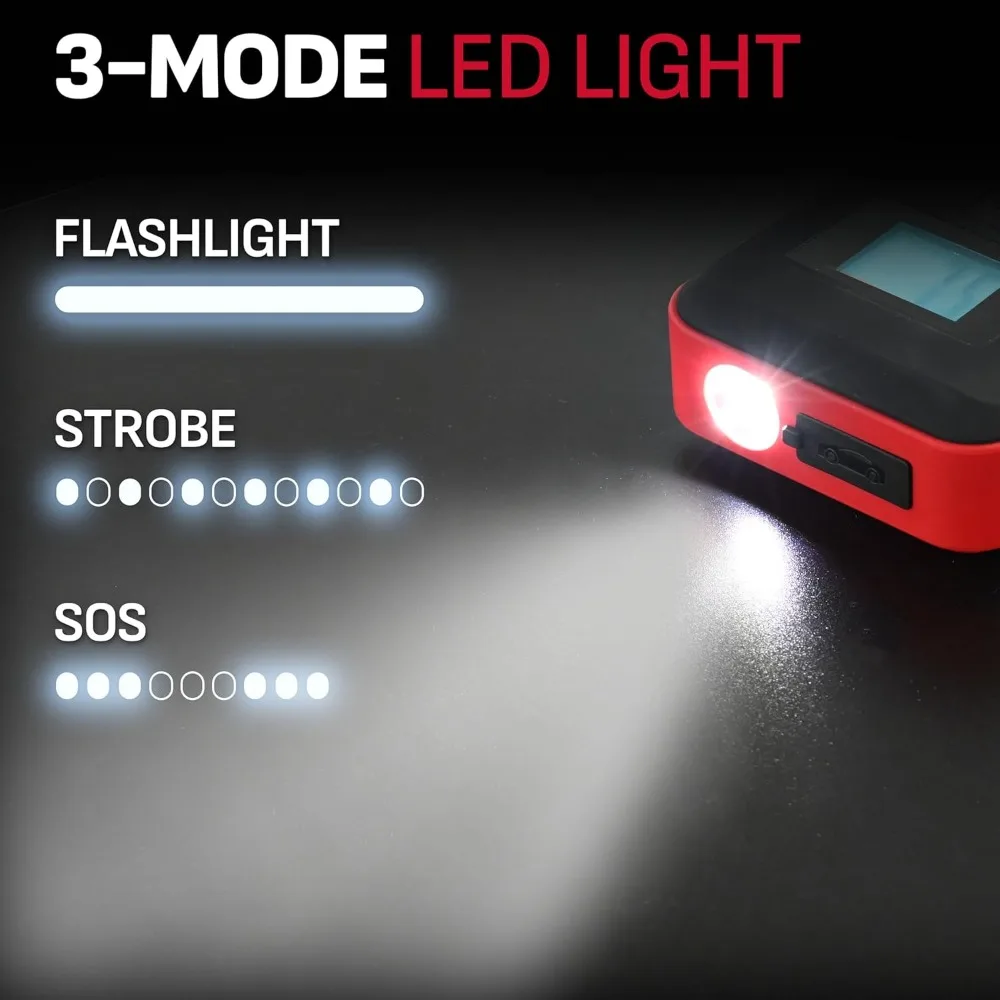 Schumacher Electric 1000 Peak Amp 12V بطارية سيارة ليثيوم محمولة Jump Starter & Power Pack - صندوق قفز أيون الليثيوم - مع USB C