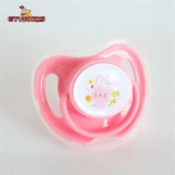 Cartoon Animal Pacifier for Baby Infant Nipple Soother Food Grade Newborns Feeding Teether Accessories Giraffe Dog Cow Rabbit