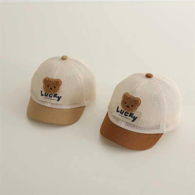 Korean Style Baby Hat Summer New Duckbill Cap Summer Mesh Sun Protection Glacier Cap Infant Sunshade Hat For Boys And Girls image 4