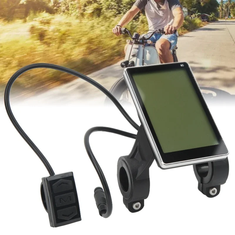 Electric Bike M5 LCD Display Waterproof Connector Panel Electric Scooter Display Panel Screen