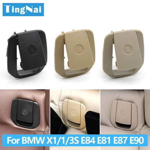 자동차 뒷좌석 후크 ISOFIX 커버 어린이 구속 장치, BMW X1 E84 1 3 시리즈 E81 E87 E90 52207319686 