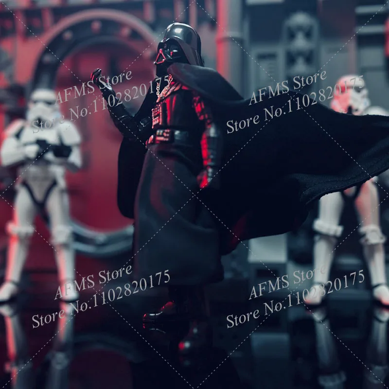 เสื้อคลุมนักรบจักรวรรดิ ดาร์ธ เวเดอร์ สีดำ สำหรับฟิกเกอร์ขนาด 6 นิ้ว