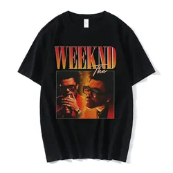 The Weeknd 2.0 90s Vintage Unisex Black Tshirt Women Tshirt Vintage Graphic T-shirts Tops Tee Shirt Oversize Streetwear Clothing