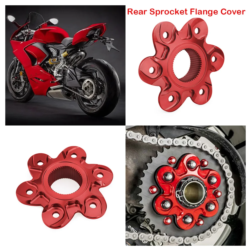 Fits for Ducati Panigale V2 1299 1299S 1199S 1199R 1199 Superleggera 2012-2023 Motorcycle Rear Sprocket Carrier Flange Cover