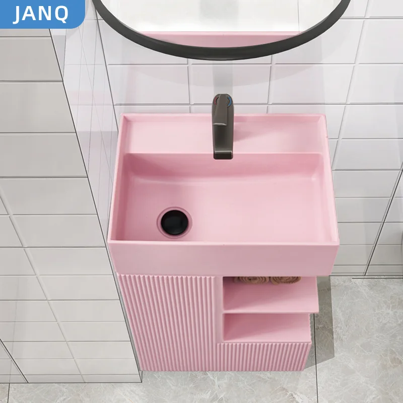 Washbasin, Creative Art Pillar Basin Hotel Balcony Courtyard Household Bathroom One-piece Washbasin