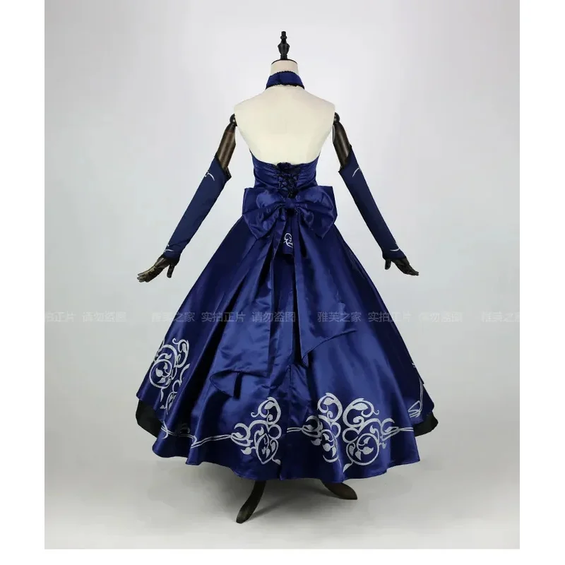 Disfraz de Fate Stay Night Saber Alter Arturia Pendragon, disfraz de mujer de Anime FGO Zero Fate, disfraz gótico de novia negra hecho a medida