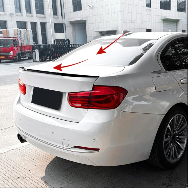 

Подходит для BMW 3 серии F30 318i 320i 325i 2013-2019 MP-стиль, детали модификации автомобиля из углеродного волокна, спойлер задней крышки багажника