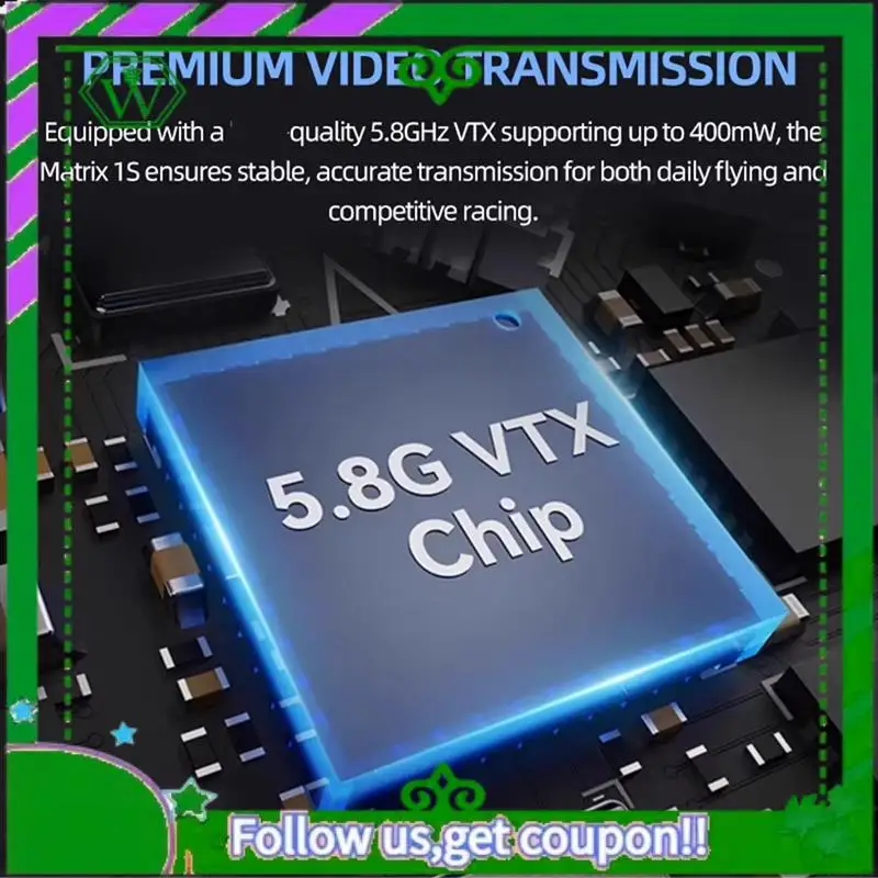 

Reliable-For Meteor75 Pro Whoop Quadcopter For BETAFPV Matrix 1S 5IN1 AIO FC Brushless Flight Controller 2.4G ELRS 400Mw VTX