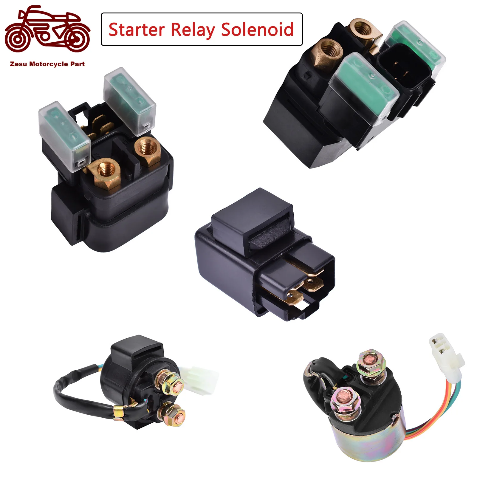 

1Pc Motorcycle Relay For YAMAHA YZFR1 YZF-R1 YZF R1 YZF R6 YFM125R YFM250 YFM700 YFM225 YFM350 For HONDA TRX500 TRX350 TRX400