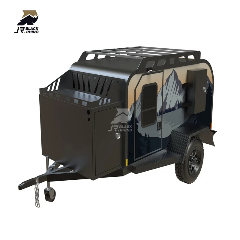 Bicicleta Camper remolque durmiente camioneta todoterreno Camping Rv caravana remolque todoterreno remolque Camper juguete Hauler Otr