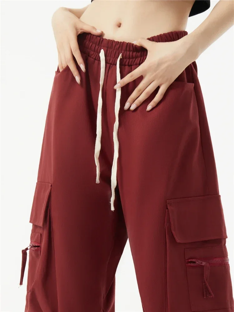 Pantaloni cargo da donna multi tasche stile americano tutto-fiammifero lunghezza intera autunno giovanile popolare pantaloni Hip Hop Harajuku studenti