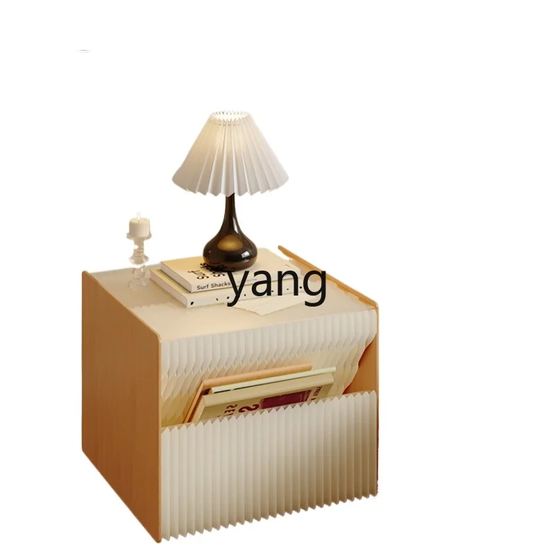 

CX Sofa Side Cabinet Small Coffee Table Mini Light Luxury Bedside Modern Minimalist Square Table