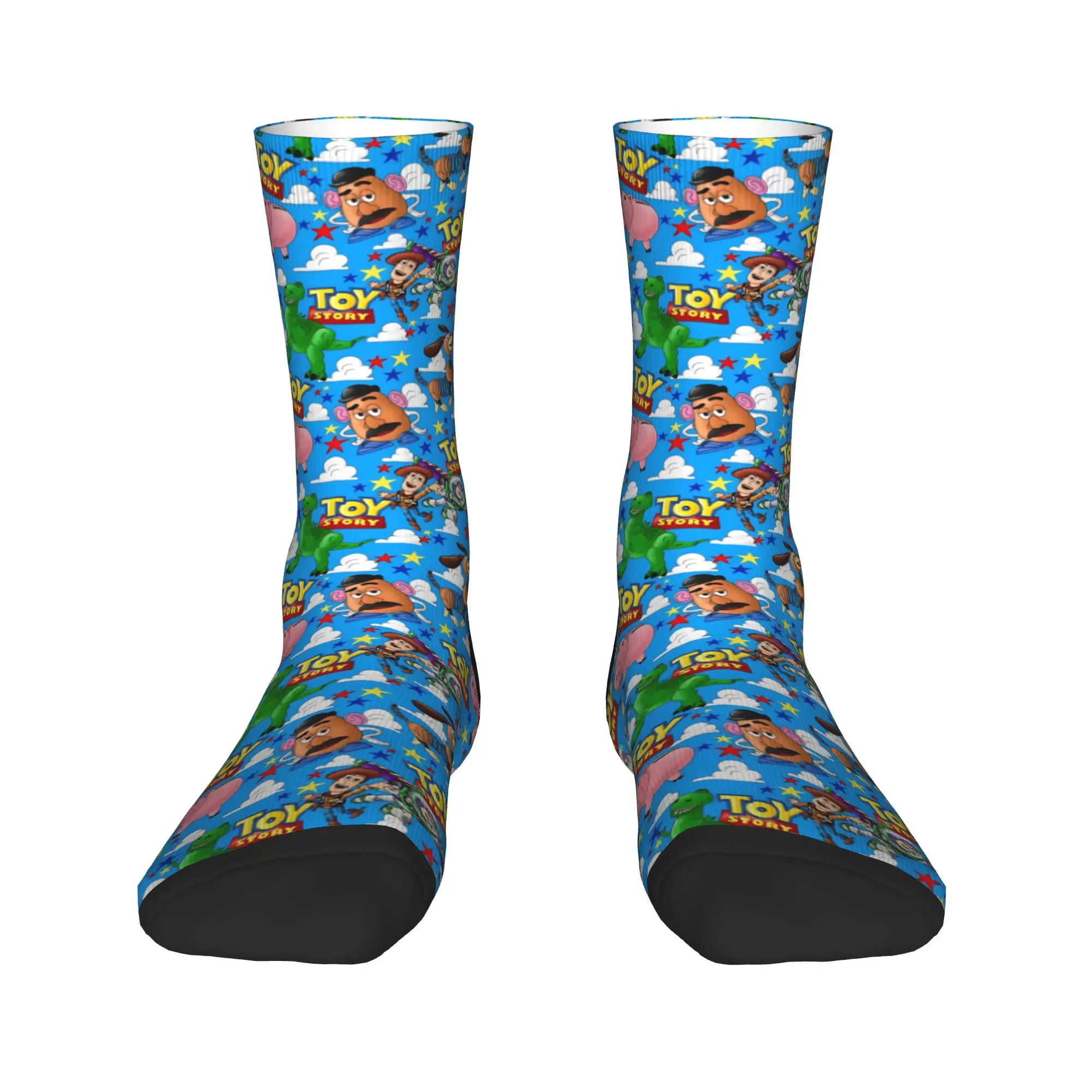 

Toy Story Anime Manga Mens Crew Socks Unisex Novelty Spring Summer Autumn Winter Dress Socks
