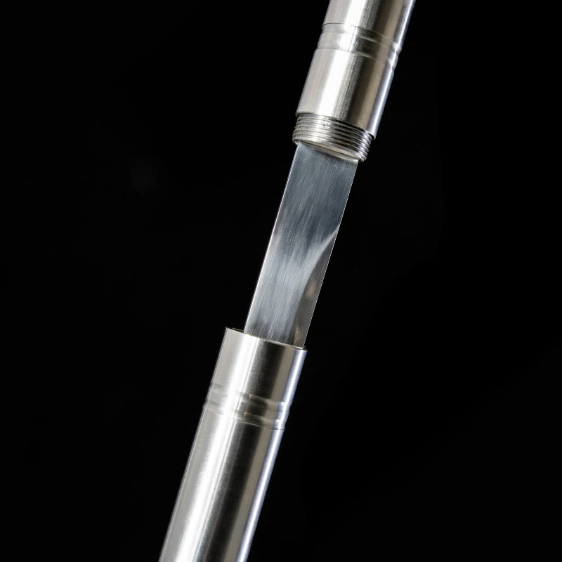 Chinese Battle Sword Golden Cudgel Real Multi Refined High Manganese Steel Blade Metal Saya Ready Training Kongfu Katanas