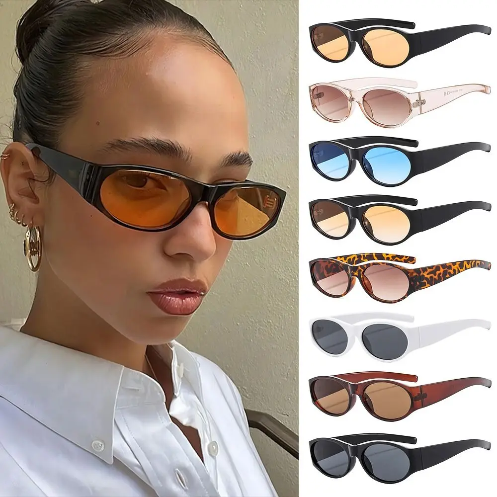 UV400 Protection Round Sunglasses Fashion Retro Design Ultraviolet-Proof Circle Glasses Small Frame Eyeglasses for Women Men