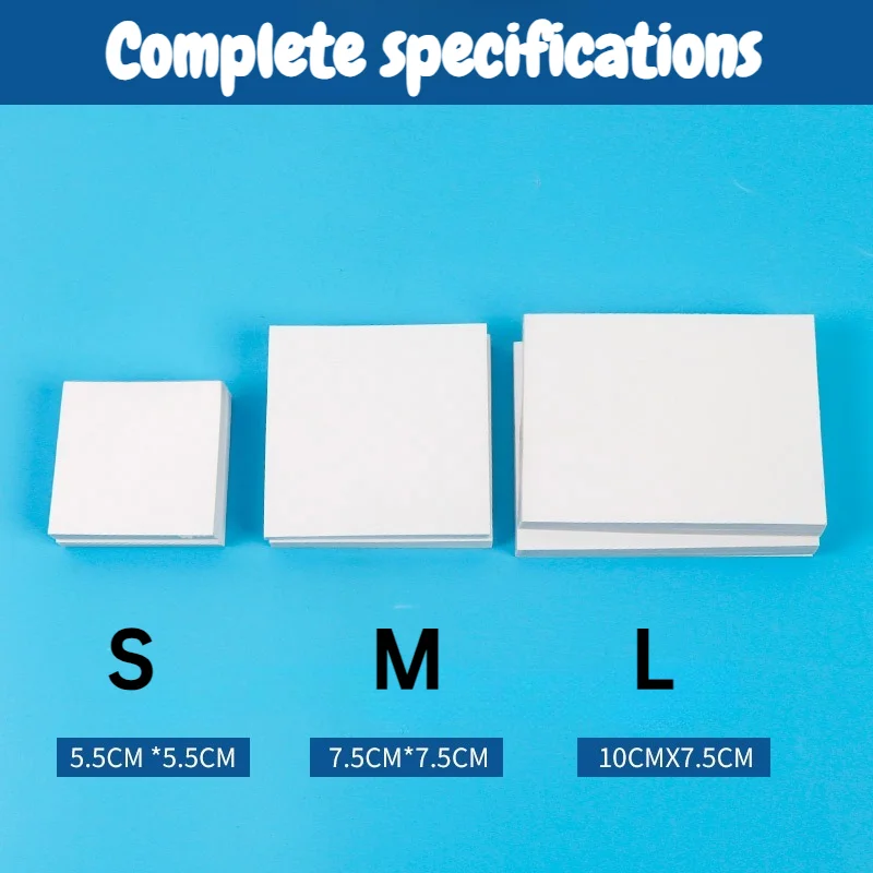 

20 Books/ box Dental Mixing Paper Nail Art Adhesive Tape Disposable Adhesive Powder Mixing/sampling Paper Double-sided Materials