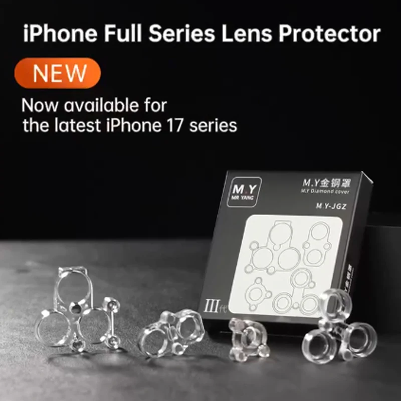 New YCS Mr Yang 4PCS Diamond Cover For IP 6-17PM Dustproof And Dust Proof Mobile Camera Maintenance Protective Cover Tools