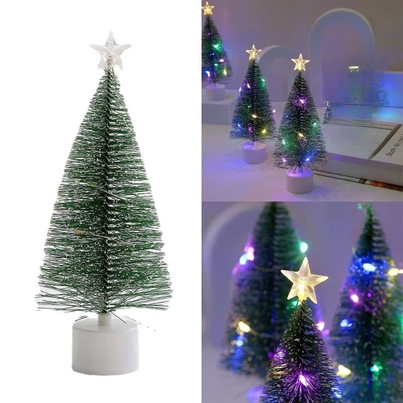 Simulated Tree Colorful LED Pine Tree Atmosphere Light Suitable for Bedroom Bedhead Holiday Decorations Holiday Lighting