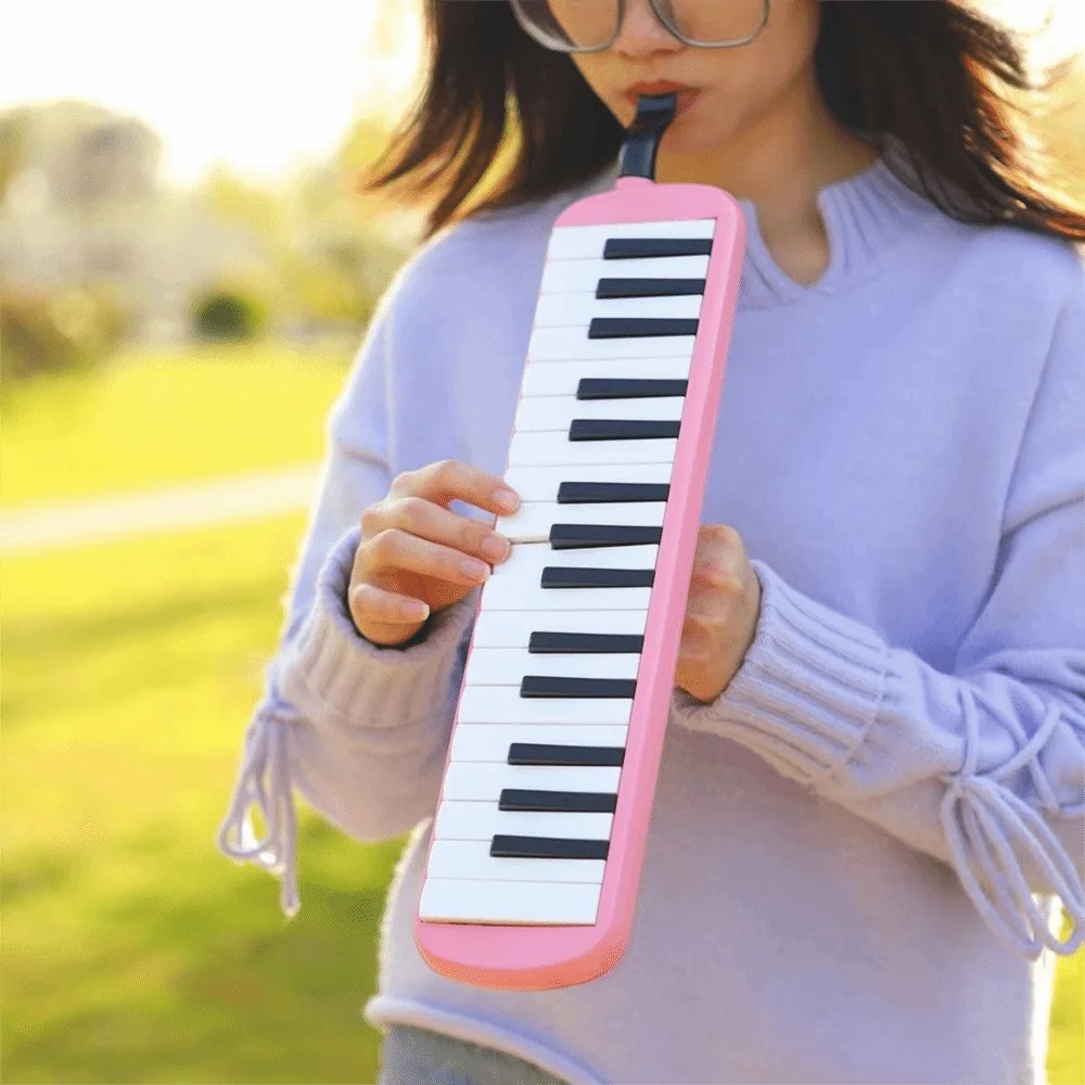 Performance 32 Keys Pianica Educational Piano Keys Harmonica Mouthpiece Keyboard Style Mouth Organ Gift