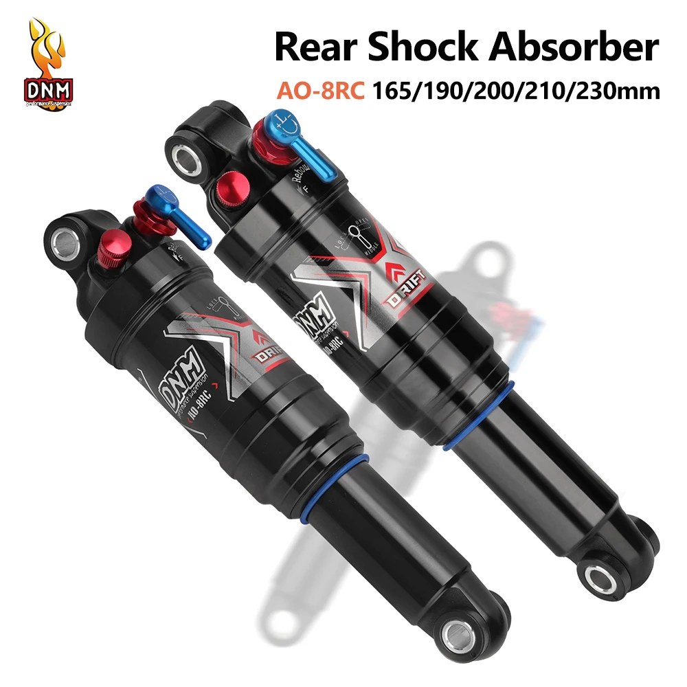 

DNM AO-8RC Air Suspension Damping Aluminium Alloy Downhill DH Mountain Bike Bicycle Rear Shock Absorber 165/190/200/210mm